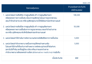 กรุงเทพประกันภัยอุบัติเหตุ PA 222