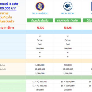 ประกันภัยรถยนต์ชั้น 3 พลัส สำหรับข้าราชการ พนักงานส่วนท้องถิ่น